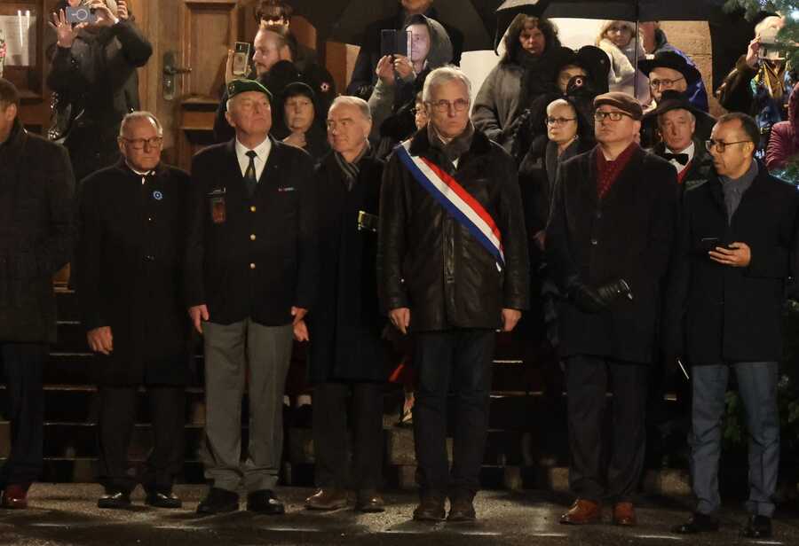 Wizyta delegacji z IPN na obchodach 80. rocznicy wyzwolenia Fréland – 7 grudnia 2024. Fot. Maria Rejman (IPN)