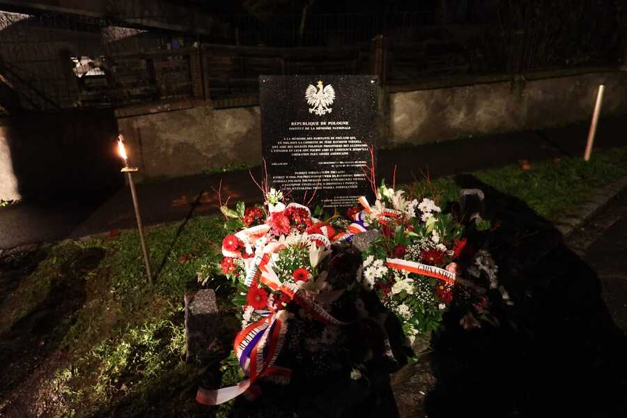 Wizyta delegacji z IPN na obchodach 80. rocznicy wyzwolenia Fréland – 7 grudnia 2024. Fot. Maria Rejman (IPN)