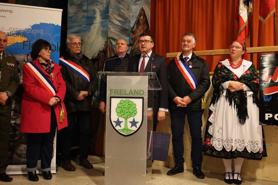 Wizyta delegacji z IPN na obchodach 80. rocznicy wyzwolenia Fréland – 7 grudnia 2024. Fot. Maria Rejman (IPN)