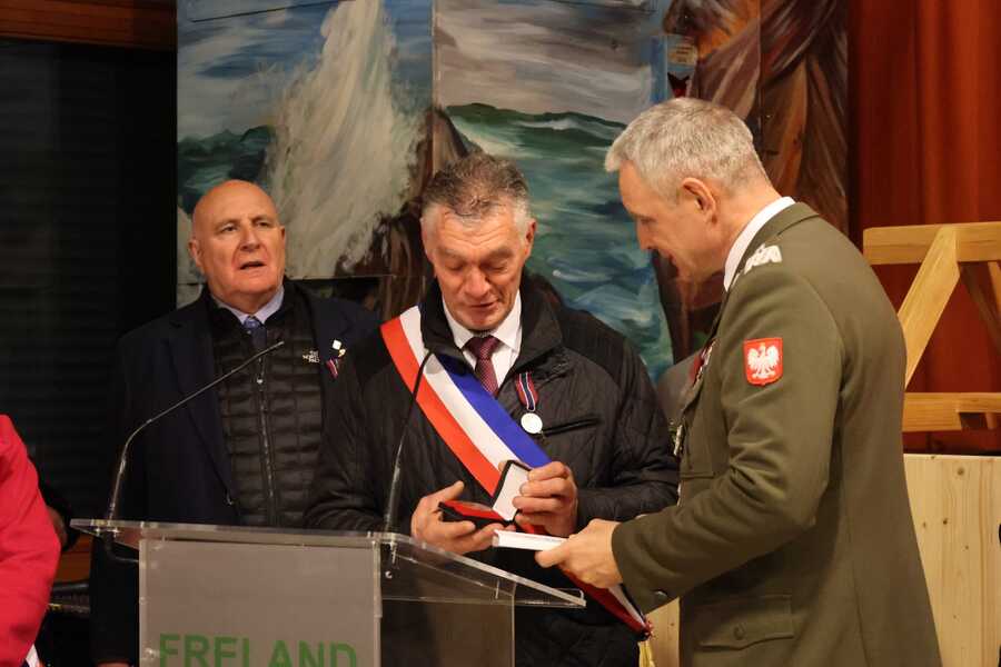 Wizyta delegacji z IPN na obchodach 80. rocznicy wyzwolenia Fréland – 7 grudnia 2024. Fot. Maria Rejman (IPN)