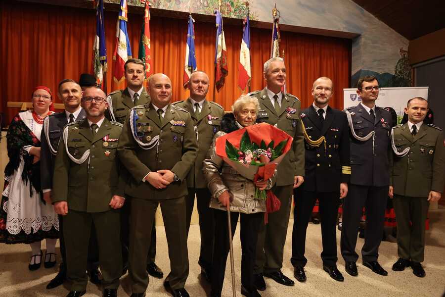 Wizyta delegacji z IPN na obchodach 80. rocznicy wyzwolenia Fréland – 7 grudnia 2024. Fot. Maria Rejman (IPN)