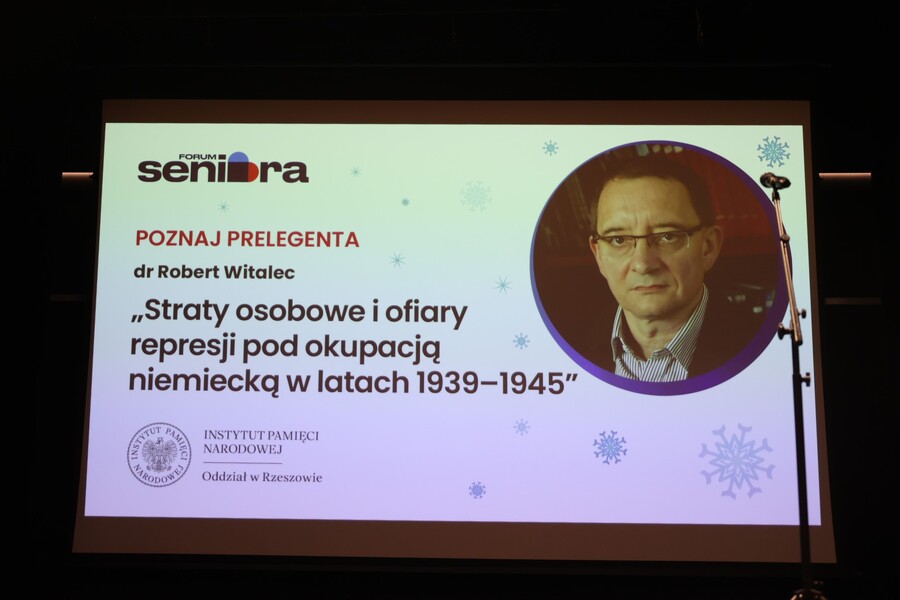 Grudniowe Forum Seniora w Rzeszowie – 9 grudnia 2024. Fot. Katarzyna Gajda-Bator (IPN)