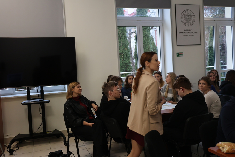 „Silni Polską!” – warsztaty z ekspertami z IPN – Rzeszów, 10 grudnia 2024. Fot. Katarzyna Gajda-Bator (IPN)