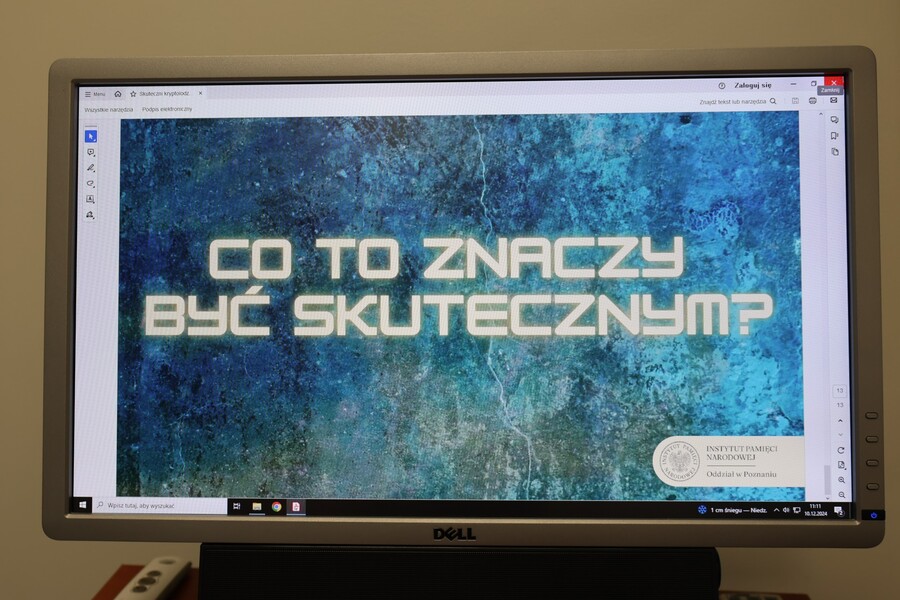 „Silni Polską!” – warsztaty z ekspertami z IPN – Rzeszów, 10 grudnia 2024. Fot. Katarzyna Gajda-Bator (IPN)