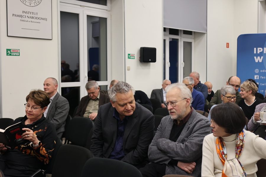 Spotkanie autorskie z prof. Janem Majchrowskim – Rzeszów, 12 grudnia 2024. Fot. Katarzyna Gajda-Bator (IPN)