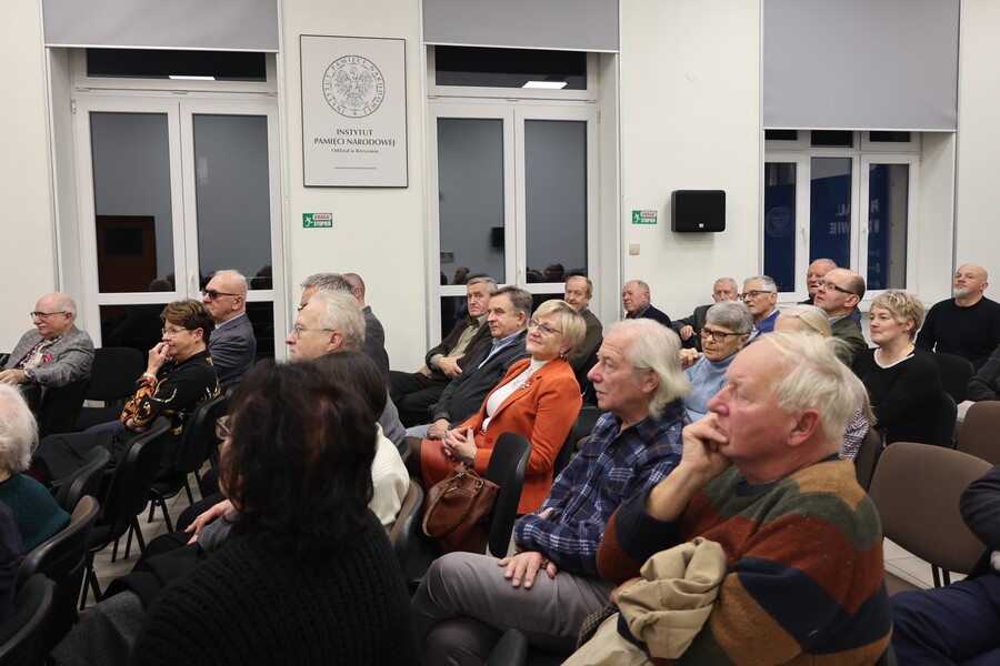 Spotkanie autorskie z prof. Janem Majchrowskim – Rzeszów, 12 grudnia 2024. Fot. Katarzyna Gajda-Bator (IPN)