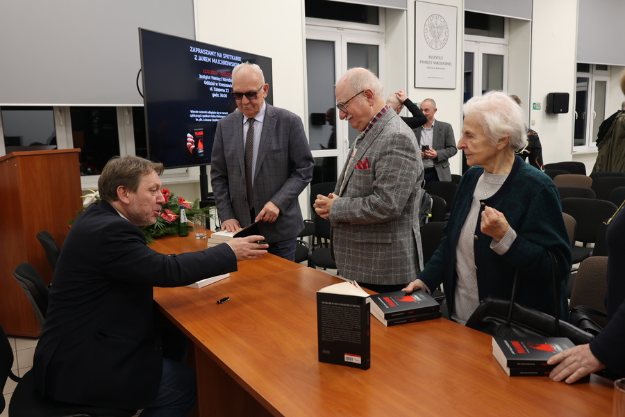 Spotkanie autorskie z prof. Janem Majchrowskim – Rzeszów, 12 grudnia 2024. Fot. Katarzyna Gajda-Bator (IPN)