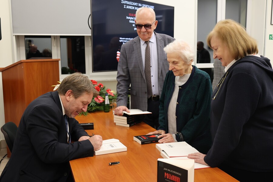 Spotkanie autorskie z prof. Janem Majchrowskim – Rzeszów, 12 grudnia 2024. Fot. Katarzyna Gajda-Bator (IPN)