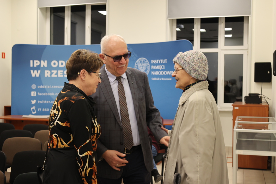 Spotkanie autorskie z prof. Janem Majchrowskim – Rzeszów, 12 grudnia 2024. Fot. Katarzyna Gajda-Bator (IPN)