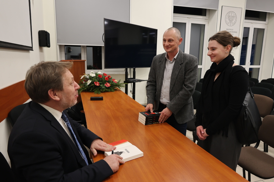 Spotkanie autorskie z prof. Janem Majchrowskim – Rzeszów, 12 grudnia 2024. Fot. Katarzyna Gajda-Bator (IPN)
