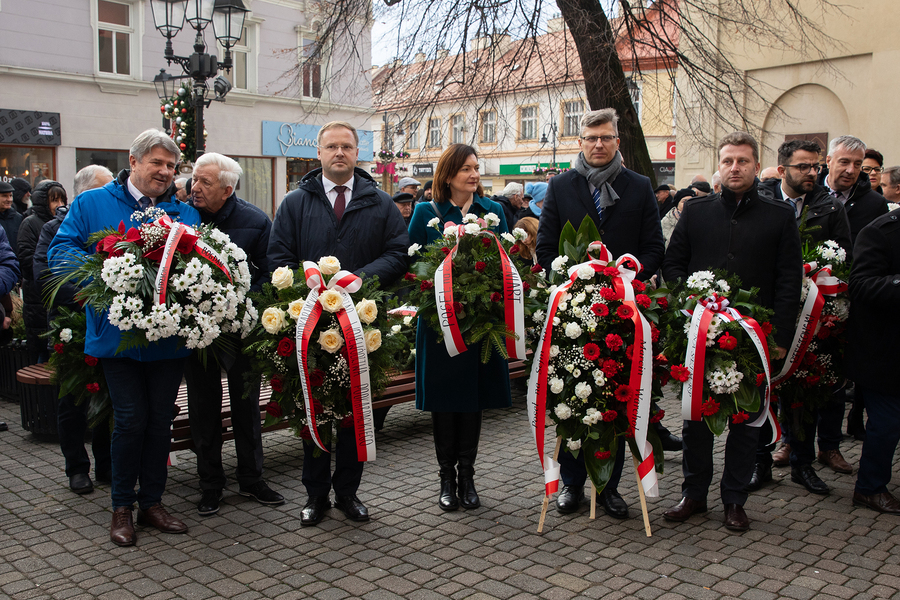 Rzeszowskie obchody 43. rocznicy wprowadzenia stanu wojennego – Rzeszów, 13 grudnia 2024. Fot. Igor Witowicz (IPN)