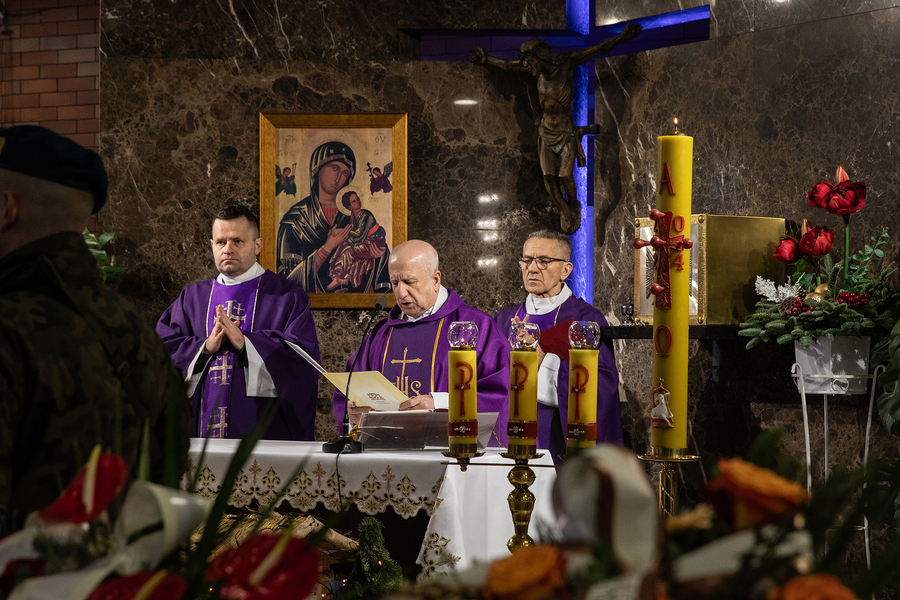 Pogrzeb śp. Janusza Szkutnika – Rzeszów, 28 grudnia 2024. Fot. Igor Witowicz (IPN)