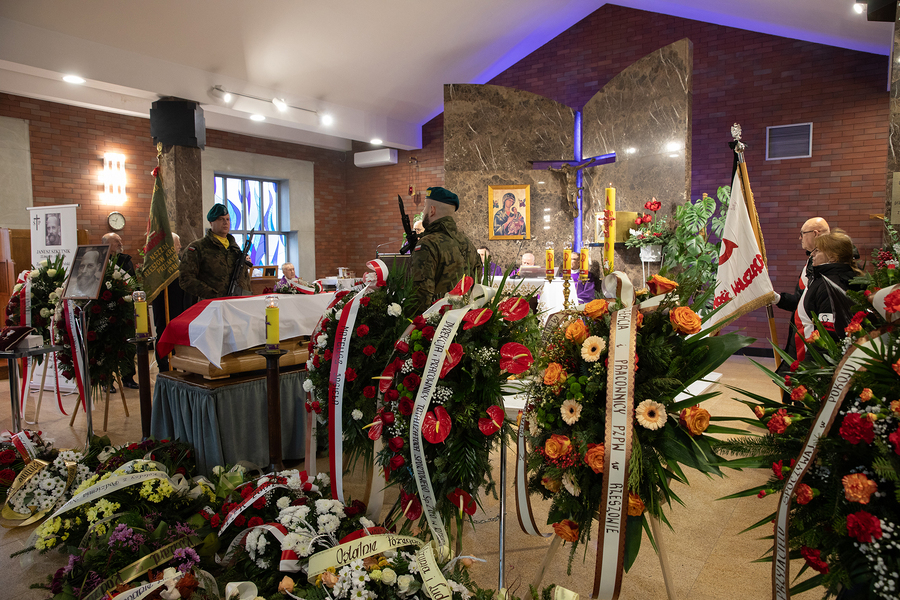 Pogrzeb śp. Janusza Szkutnika – Rzeszów, 28 grudnia 2024. Fot. Igor Witowicz (IPN)