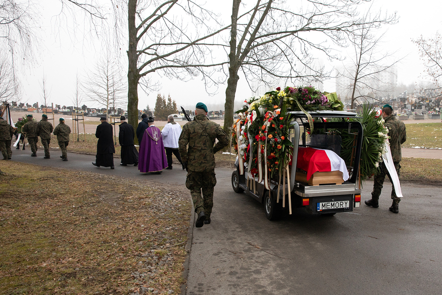 Pogrzeb śp. Janusza Szkutnika – Rzeszów, 28 grudnia 2024. Fot. Igor Witowicz (IPN)