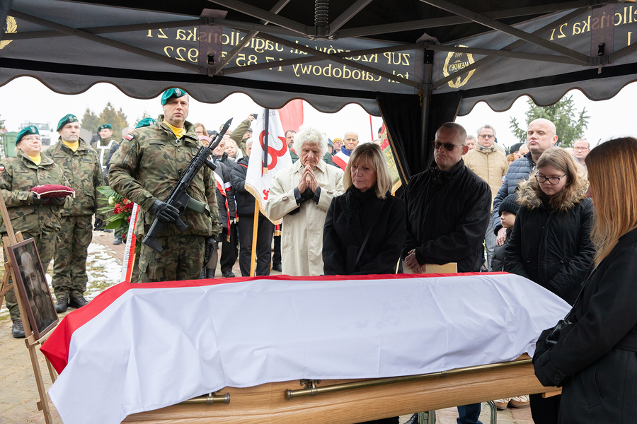 Pogrzeb śp. Janusza Szkutnika – Rzeszów, 28 grudnia 2024. Fot. Igor Witowicz (IPN)