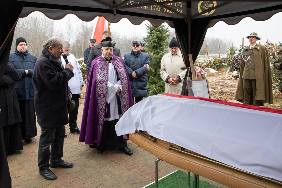 Pogrzeb śp. Janusza Szkutnika – Rzeszów, 28 grudnia 2024. Fot. Igor Witowicz (IPN)