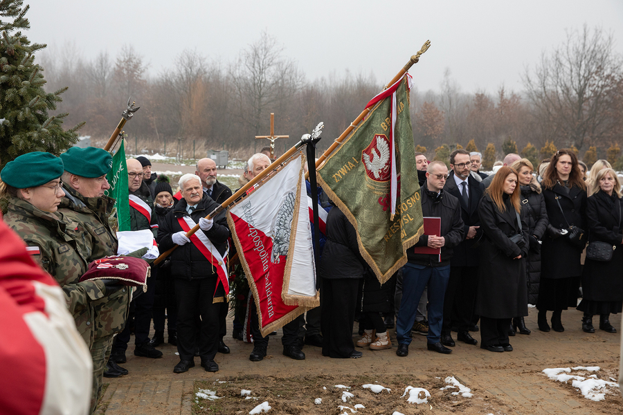 Pogrzeb śp. Janusza Szkutnika – Rzeszów, 28 grudnia 2024. Fot. Igor Witowicz (IPN)