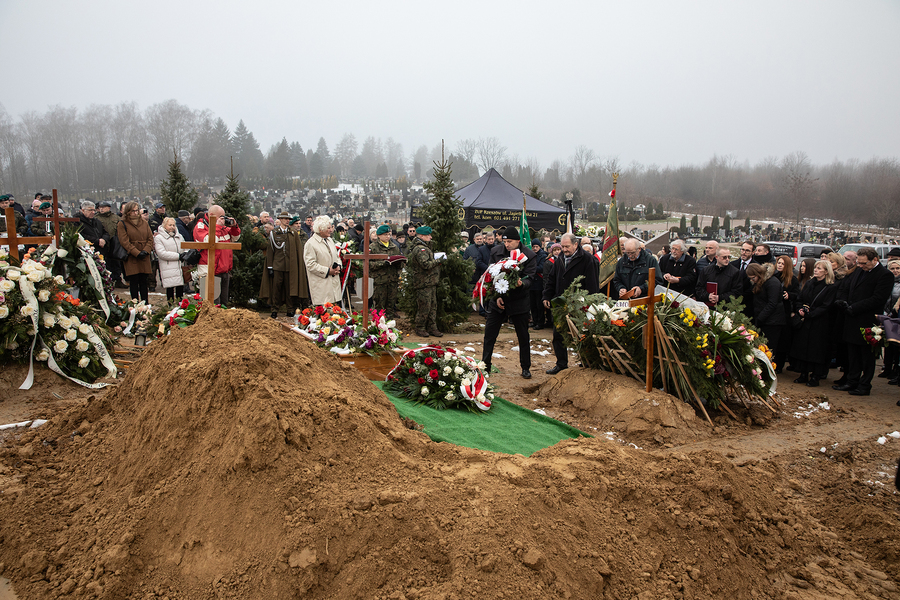 Pogrzeb śp. Janusza Szkutnika – Rzeszów, 28 grudnia 2024. Fot. Igor Witowicz (IPN)