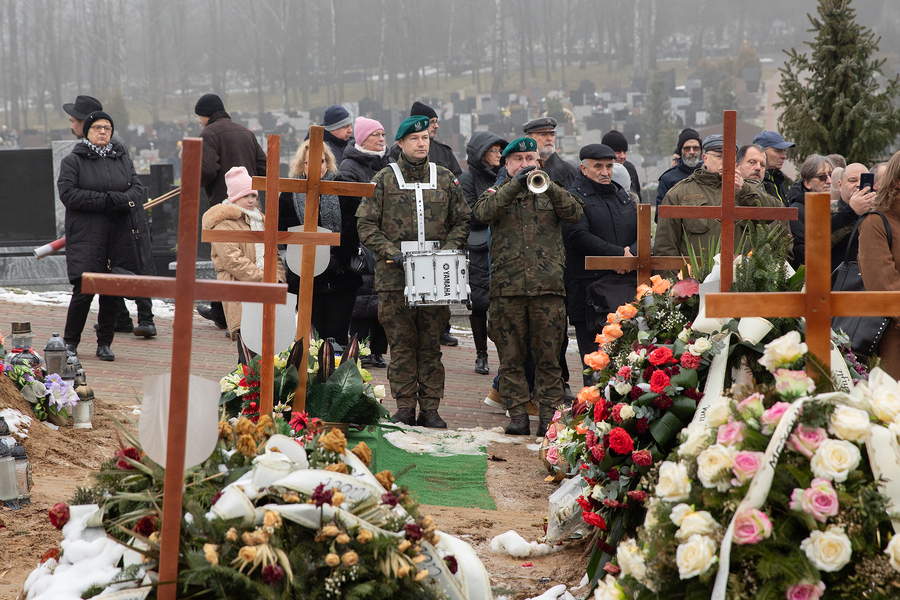 Pogrzeb śp. Janusza Szkutnika – Rzeszów, 28 grudnia 2024. Fot. Igor Witowicz (IPN)