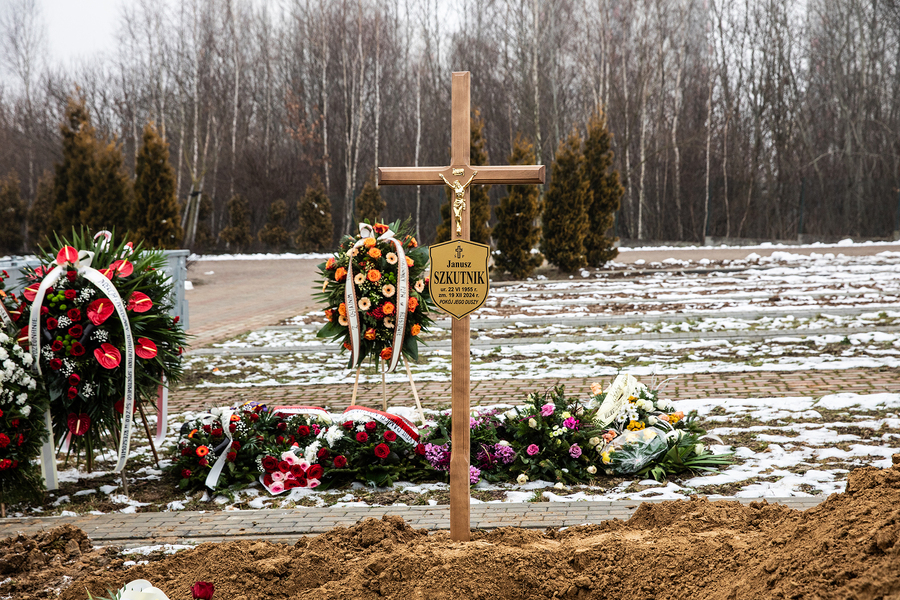 Pogrzeb śp. Janusza Szkutnika – Rzeszów, 28 grudnia 2024. Fot. Igor Witowicz (IPN)