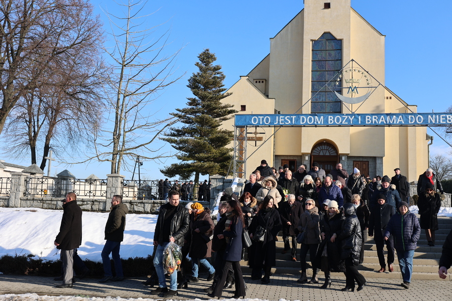 Pogrzeb Józefa Matusza – byłego dyrektora TVP3 Rzeszów –Krasne, 17 stycznia 2025. Fot. Katarzyna Gajda-Bator (IPN)