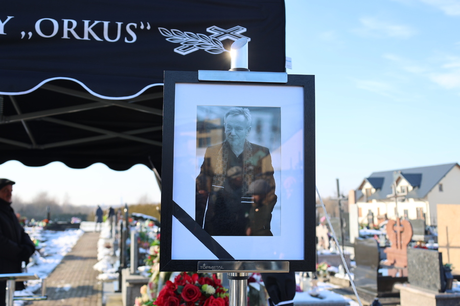 Pogrzeb Józefa Matusza – byłego dyrektora TVP3 Rzeszów –Krasne, 17 stycznia 2025. Fot. Katarzyna Gajda-Bator (IPN)