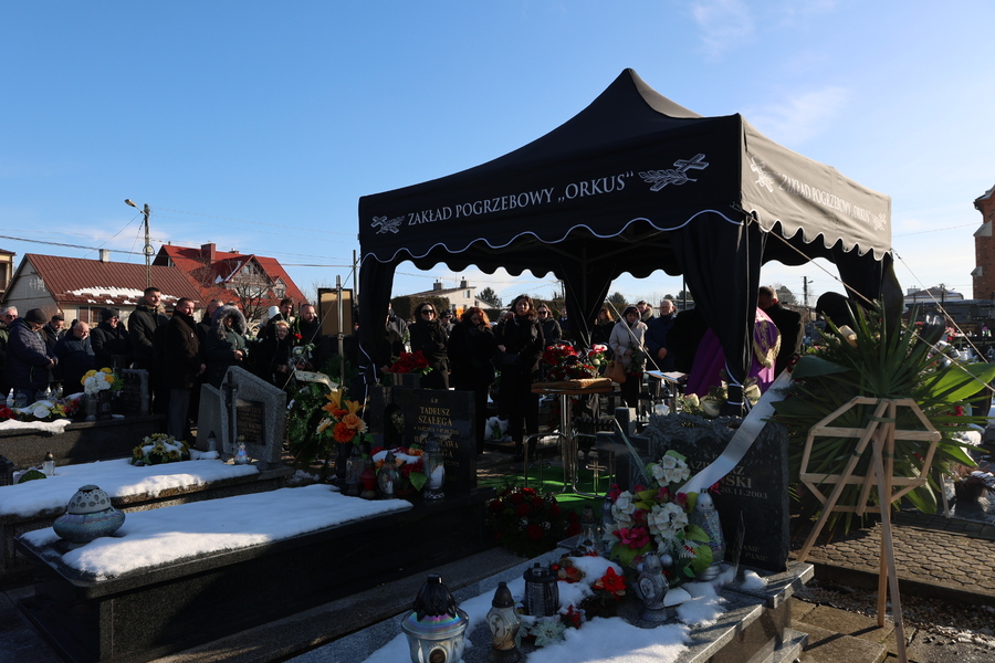 Pogrzeb Józefa Matusza – byłego dyrektora TVP3 Rzeszów –Krasne, 17 stycznia 2025. Fot. Katarzyna Gajda-Bator (IPN)