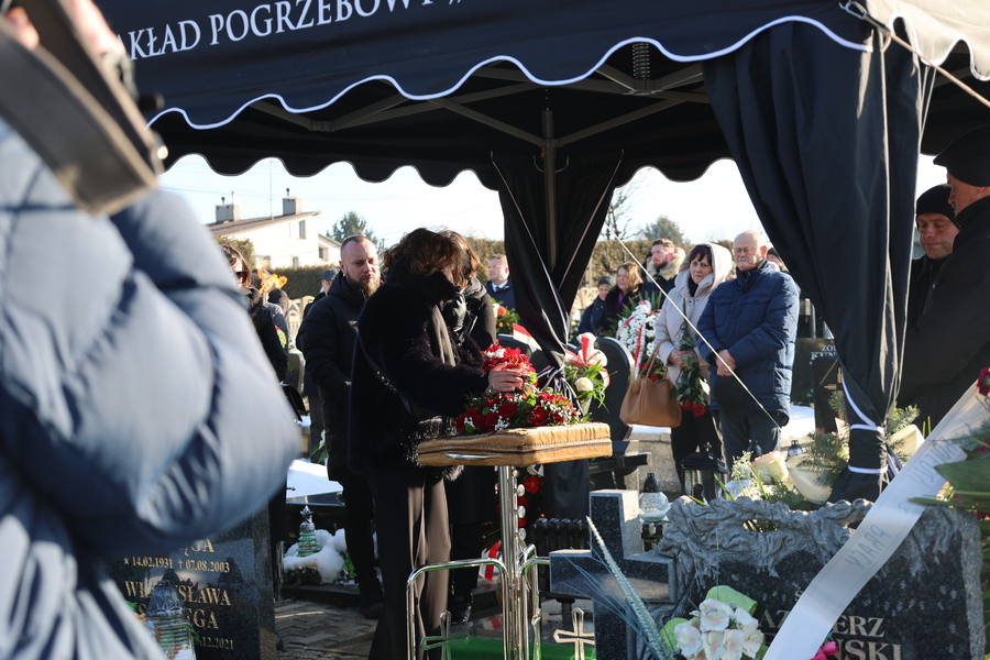 Pogrzeb Józefa Matusza – byłego dyrektora TVP3 Rzeszów –Krasne, 17 stycznia 2025. Fot. Katarzyna Gajda-Bator (IPN)