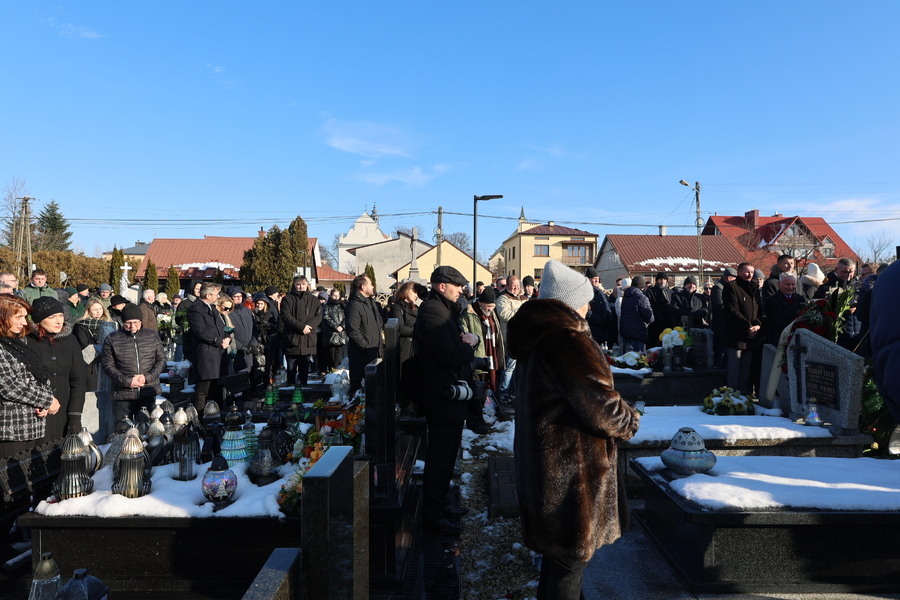 Pogrzeb Józefa Matusza – byłego dyrektora TVP3 Rzeszów –Krasne, 17 stycznia 2025. Fot. Katarzyna Gajda-Bator (IPN)