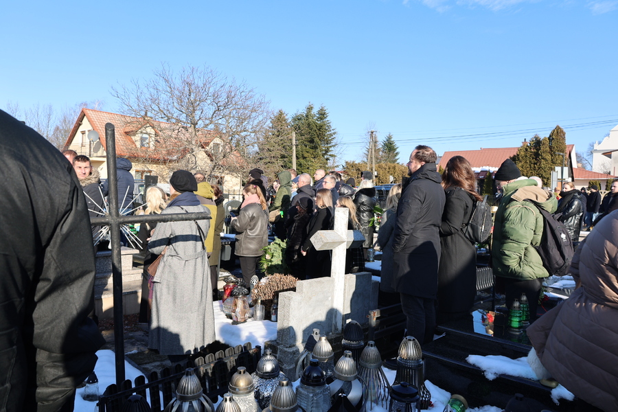 Pogrzeb Józefa Matusza – byłego dyrektora TVP3 Rzeszów –Krasne, 17 stycznia 2025. Fot. Katarzyna Gajda-Bator (IPN)