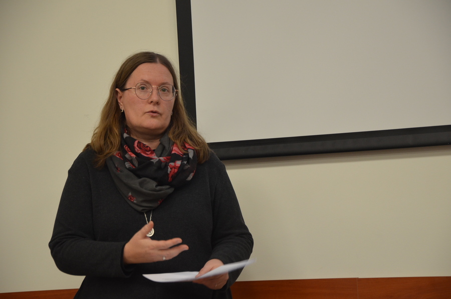 Wykład s. Katarzyny Kowalskiej NDS - Rzeszów, 21 stycznia 2025. Fot. Łukasz Chrobak (IPN)