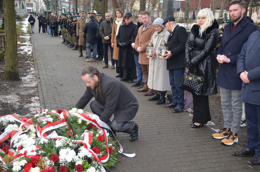 Obchody 162. rocznicy Powstania Styczniowego 1863-2025 – Stary Cmentarz w Rzeszowie, 22 stycznia 2025. Fot. Łukasz Chrobak (IPN)