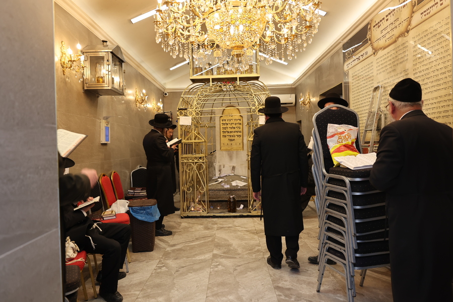 Ohel cadyka Elimelecha – Leżajsk, 29 stycznia 2025. Fot. Katarzyna Gajda-Bator (IPN)