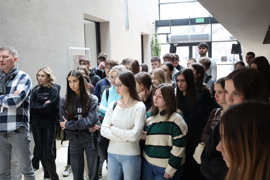 Prezentacja wystawy „Szlaki Nadziei. Odyseja Wolności“ oraz filmu „Trzy śmierci Meriana Coopera” – Przemyśl, 3 lutego 2025. Fot. Katarzyna Gajda-Bator (IPN)