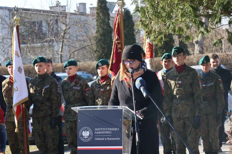 Obchody 85. rocznicy pierwszej masowej deportacji obywateli polskich w głąb Związku Sowieckiego – Rzeszów, 10 lutego2025. Fot. Katarzyna Gajda-Bator (IPN)