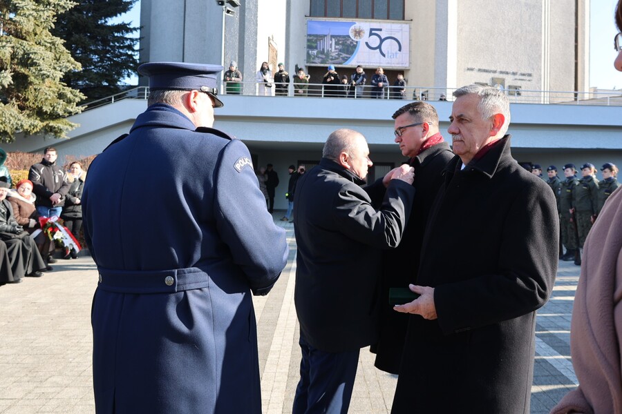 Obchody 85. rocznicy pierwszej masowej deportacji obywateli polskich w głąb Związku Sowieckiego – Rzeszów, 10 lutego2025. Fot. Katarzyna Gajda-Bator (IPN)