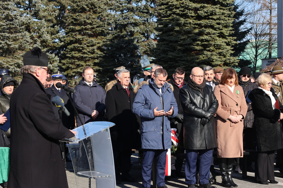 Obchody 85. rocznicy pierwszej masowej deportacji obywateli polskich w głąb Związku Sowieckiego – Rzeszów, 10 lutego2025. Fot. Katarzyna Gajda-Bator (IPN)