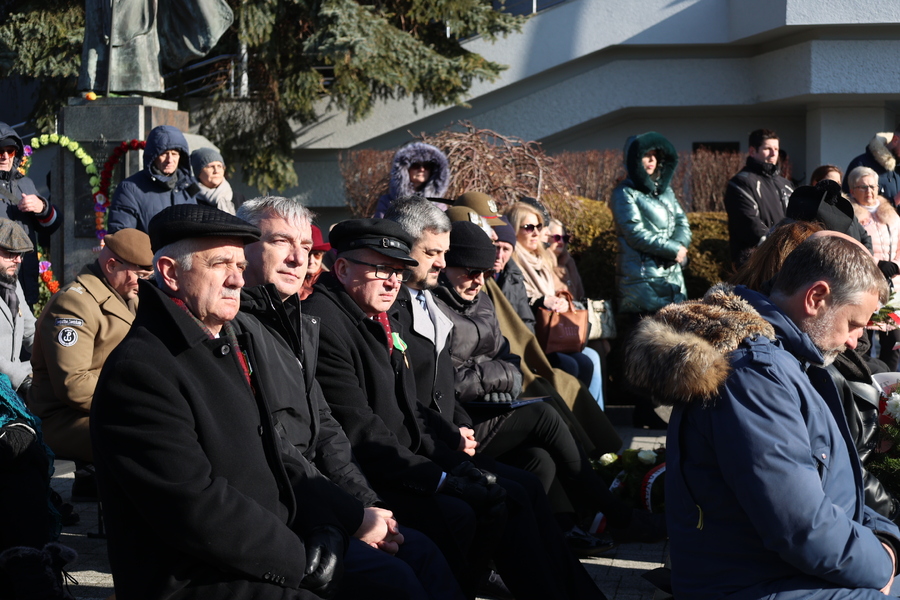 Obchody 85. rocznicy pierwszej masowej deportacji obywateli polskich w głąb Związku Sowieckiego – Rzeszów, 10 lutego2025. Fot. Katarzyna Gajda-Bator (IPN)