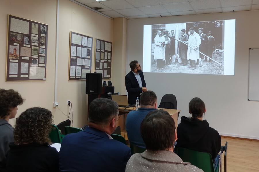 Seminarium dla nauczycieli „Polacy w walce z niemiecką bronią V” – Przemyśl, 12 lutego 2025 Fot. Katarzyna Kyc (IPN)