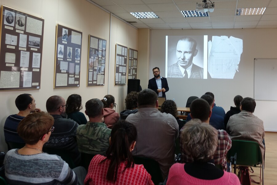 Seminarium dla nauczycieli „Polacy w walce z niemiecką bronią V” – Przemyśl, 12 lutego 2025 Fot. Katarzyna Kyc (IPN)