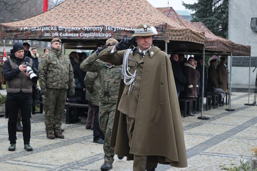 Obchody 83. rocznicy przekształcenia Związku Walki Zbrojnej w Armię Krajową – Rzeszów, 14 lutego 2025. Fot. Katarzyna Gajda-Bator (IPN)