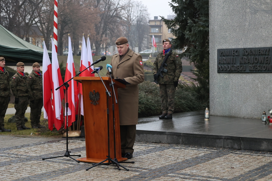 Obchody 83. rocznicy przekształcenia Związku Walki Zbrojnej w Armię Krajową – Rzeszów, 14 lutego 2025. Fot. Katarzyna Gajda-Bator (IPN)