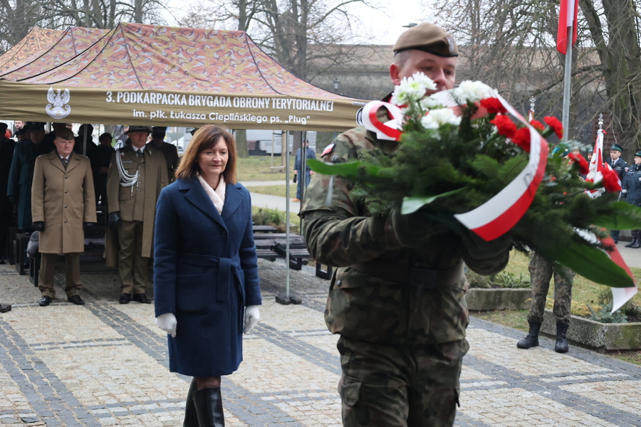 Obchody 83. rocznicy przekształcenia Związku Walki Zbrojnej w Armię Krajową – Rzeszów, 14 lutego 2025. Fot. Katarzyna Gajda-Bator (IPN)