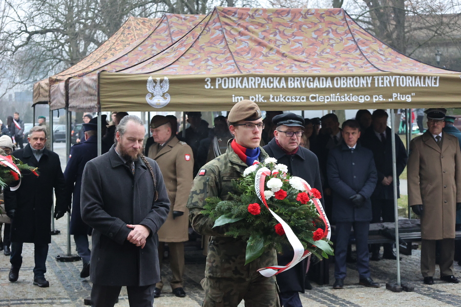 Obchody 83. rocznicy przekształcenia Związku Walki Zbrojnej w Armię Krajową – Rzeszów, 14 lutego 2025. Fot. Katarzyna Gajda-Bator (IPN)