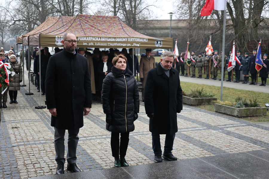Obchody 83. rocznicy przekształcenia Związku Walki Zbrojnej w Armię Krajową – Rzeszów, 14 lutego 2025. Fot. Katarzyna Gajda-Bator (IPN)