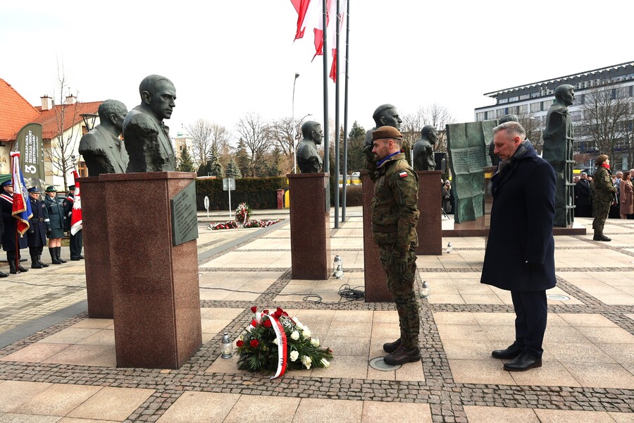 Obchody Narodowego Dnia Pamięci Żołnierzy Wyklętych – Rzeszów, 1 marca 2025. Fot. Katarzyna Gajda-Bator (IPN)