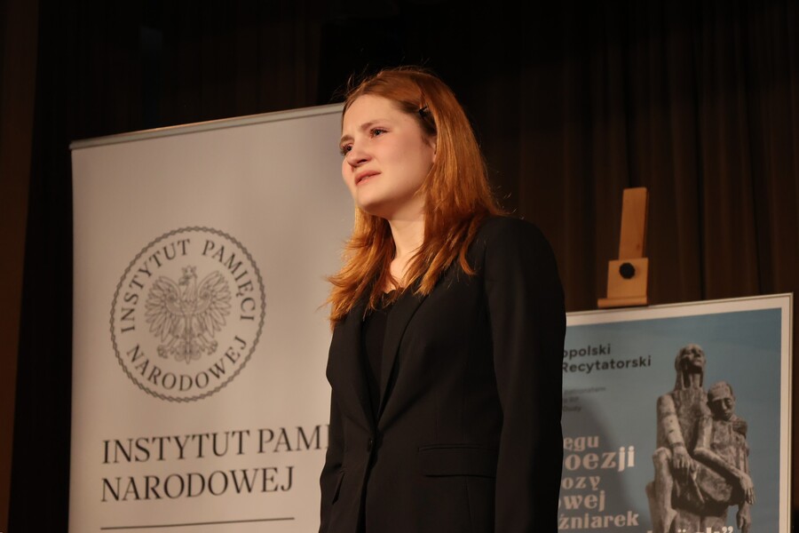 Półfinał XI Ogólnopolskiego Konkursu Recytatorskiego „W kręgu poezji i prozy lagrowej więźniarek obozu KL Ravensbrück im. Wandy Półtawskiej” – Rzeszów, 12 marca 2025. Fot. Katarzyna Gajda-Bator (IPN)