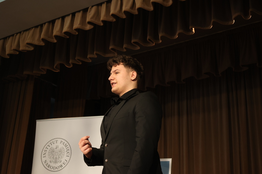 Półfinał XI Ogólnopolskiego Konkursu Recytatorskiego „W kręgu poezji i prozy lagrowej więźniarek obozu KL Ravensbrück im. Wandy Półtawskiej” – Rzeszów, 12 marca 2025. Fot. Katarzyna Gajda-Bator (IPN)