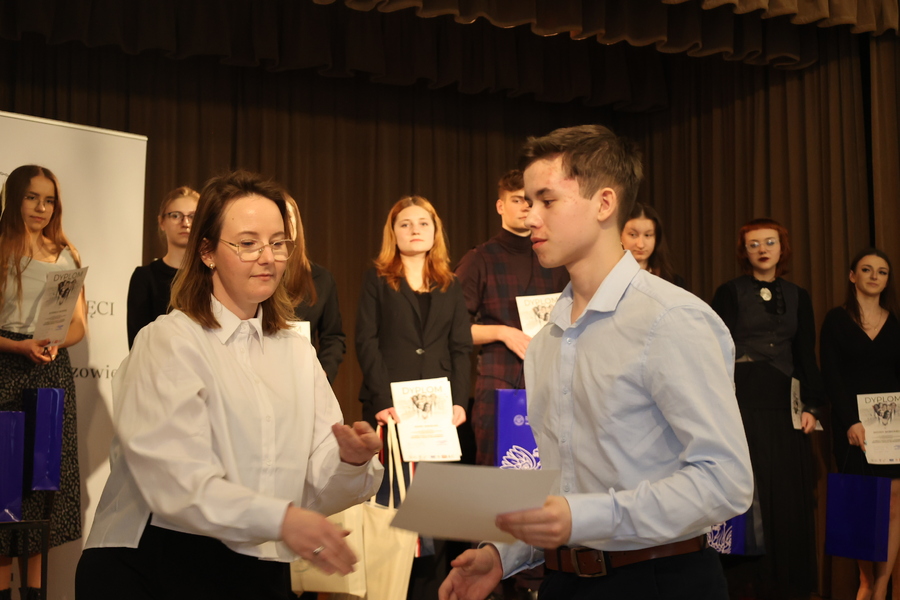 Półfinał XI Ogólnopolskiego Konkursu Recytatorskiego „W kręgu poezji i prozy lagrowej więźniarek obozu KL Ravensbrück im. Wandy Półtawskiej” – Rzeszów, 12 marca 2025. Fot. Katarzyna Gajda-Bator (IPN)