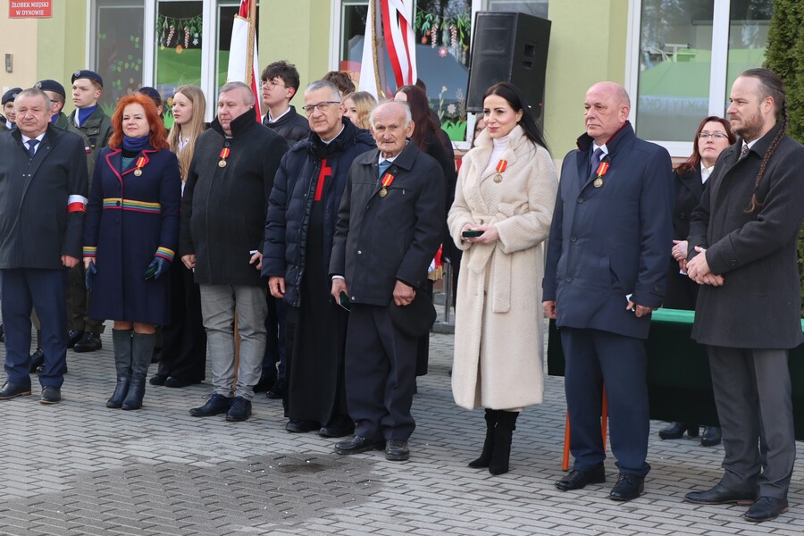 Odznaczeni przez Związek Sybiraków Oddział w Rzeszowie za wspólpracę – Dynów, 17 marca 2025. Fot. Katarzyna Gajda-Bator (IPN)